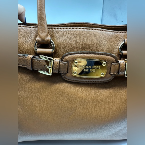 NWT Michael Kors Saffiano Leather Hamilton East West Satchel (Luggage) - Picture 3 of 4